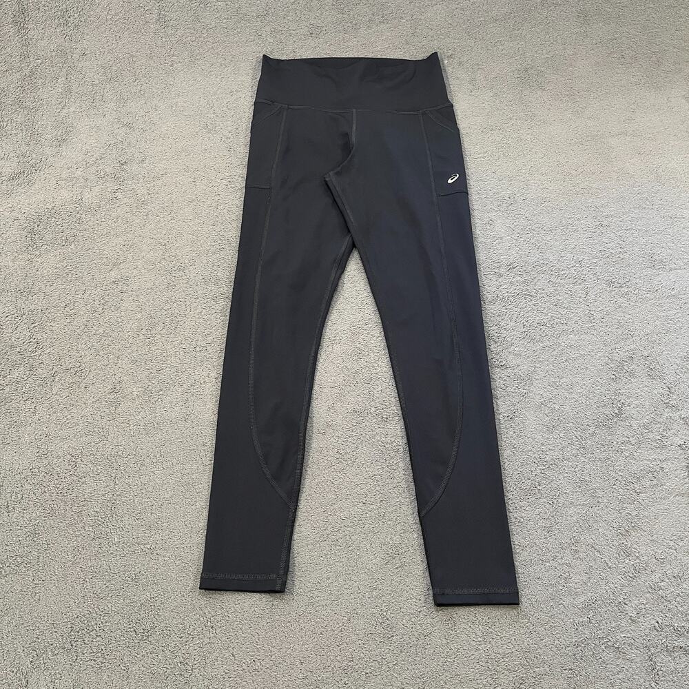 Asics Core Black High Rise Full Length Pocket Training Leggings Women's Size S